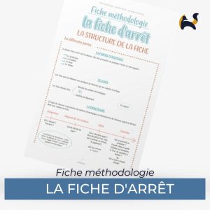 LA FICHE D'ARRÊT