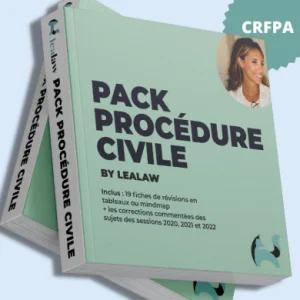 Pack procédure civile - Cours de procédure civile par LeaLaw