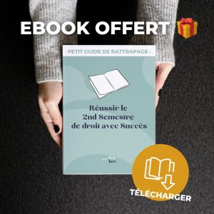 Réussir le 2nd semestre de droit avec succes