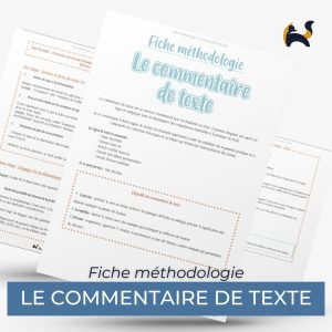 LE COMMENTAIRE DE TEXTE